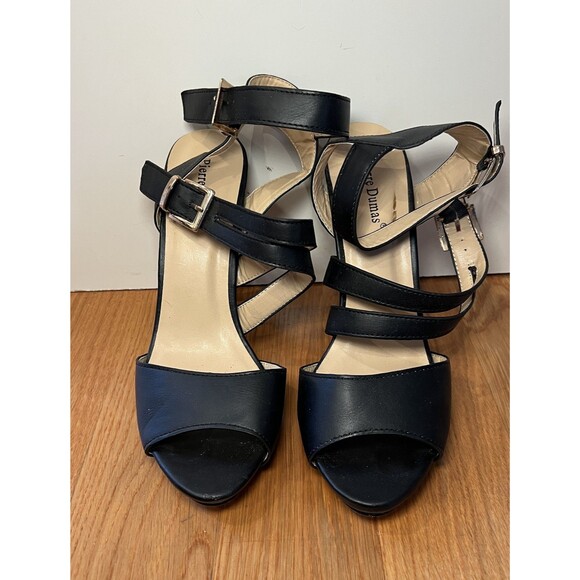 Pierre Dumas Shoes Womens Size 8 Black Strappy High Heel Sandals Sexy Dressy - Picture 2 of 9